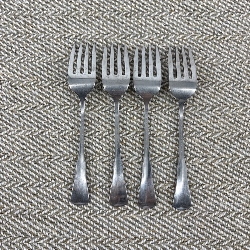 Oneida Patrick Henry Community Stainless Set of 4 Salad Forks